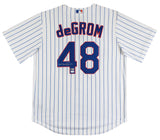 Mets Jacob deGrom Authentic Signed White Nike Jersey Autographed BAS #BU43482