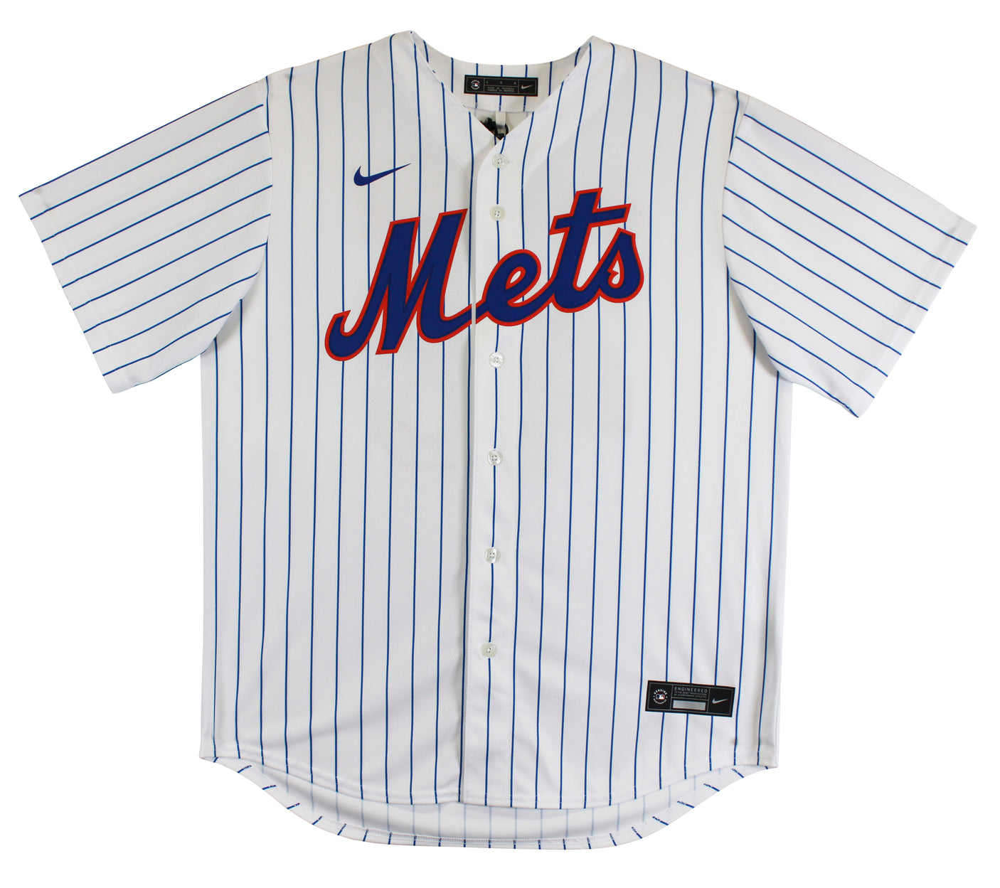 Mets Jacob deGrom Authentic Signed White Nike Jersey Autographed BAS #BU43482