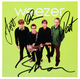 Weezer (4) Cuomo, Shriner, Bell & Wilson Signed Green Album Cd Insert JSA
