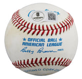 Yankees Joe DiMaggio Authentic Signed Bobby Brown OAL Baseball BAS #AE49060