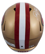 49ers Deion Sanders Signed Full Size Speed Rep Helmet BAS Witnessed #4W108347
