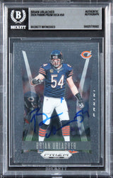 Bears Brian Urlacher Authentic Signed 2024 Panini Prizm Deca #56 Card BAS Slab