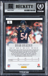 Bears Brian Urlacher Authentic Signed 2024 Panini Prizm Deca #56 Card BAS Slab