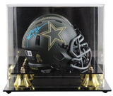 Cowboys Deion Sanders Signed STS IV Speed Mini Helmet W/ Case BAS Witnessed