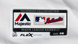 Rougned Odor Game Used Jackie Robinson Day White Majestic Flexbase Jersey MLB