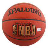 Mavericks Michael Finley Authentic Signed Spalding Basketball BAS #BV01128