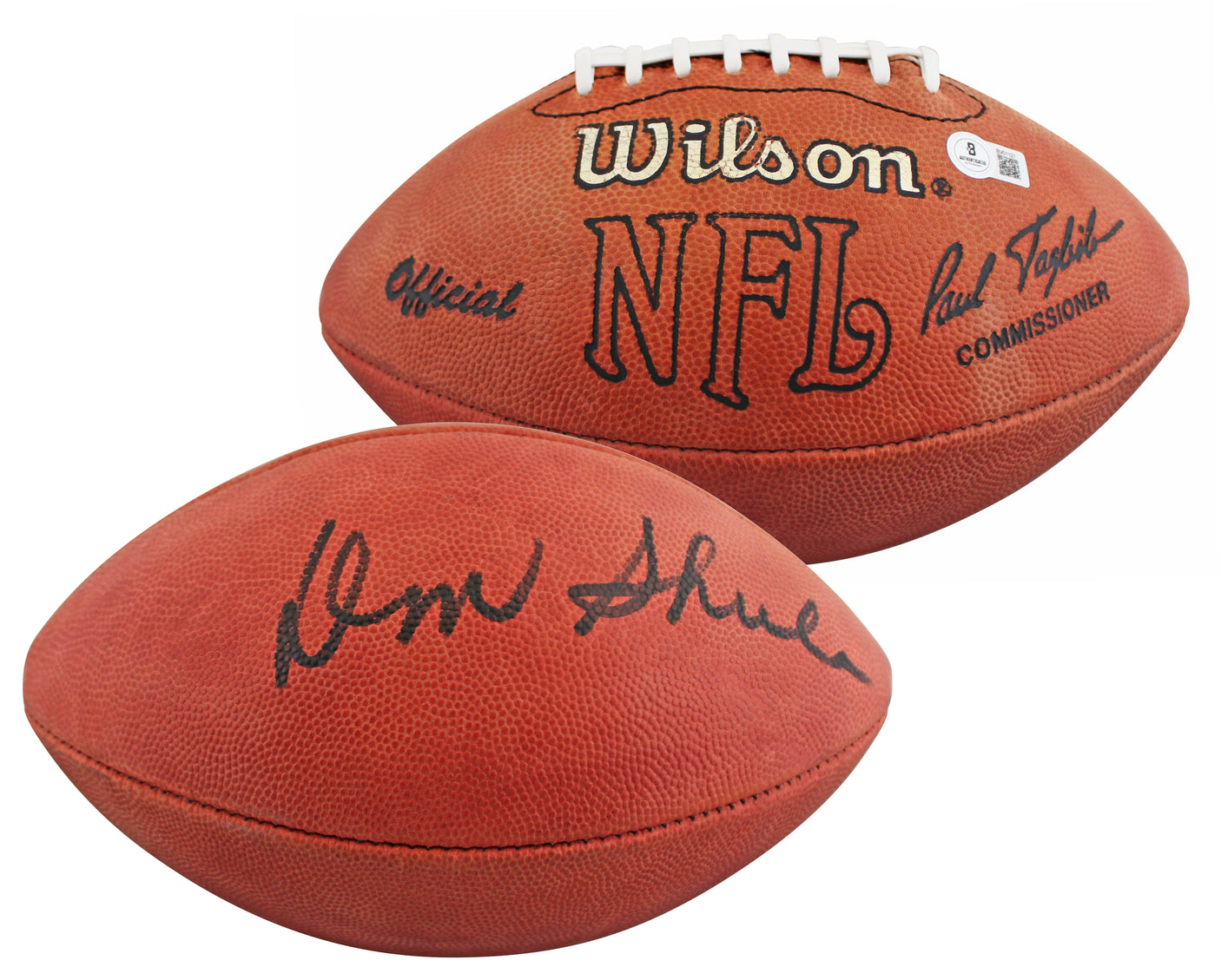 Dolphins Don Shula Authentic Signed Wilson Official Nfl Football BAS #BV01127