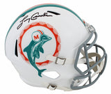 Dolphins Larry Csonka Signed 1972 TB Full Size Speed Rep Helmet BAS Witnessed