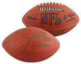 Commanders Joe Gibbs "1995" Signed Wilson Official Nfl Football BAS #BV01125