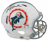 Dolphins Larry Csonka Signed Tribute Full Size Speed Proline Helmet BAS Wit