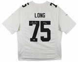 Raiders Howie Long "HOF 00" Signed White Nike Limited Jersey BAS Witnessed