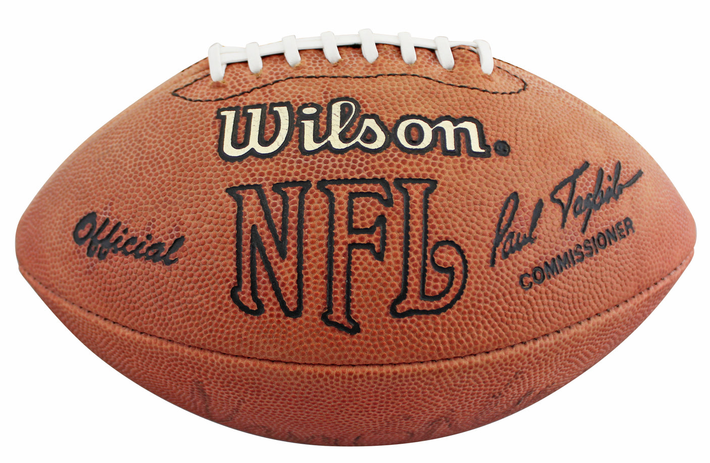 Raiders Marcus Allen Authentic Signed Wilson Official Nfl Football BAS #BV01124