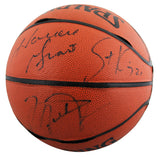 1992-93 Bulls (10) Jordan, Pippen +8 Signed Spalding I/O Basketball BAS #AE64472