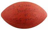 49ers Jerry Rice Authentic Signed Wilson Official Nfl Football BAS #BV01122