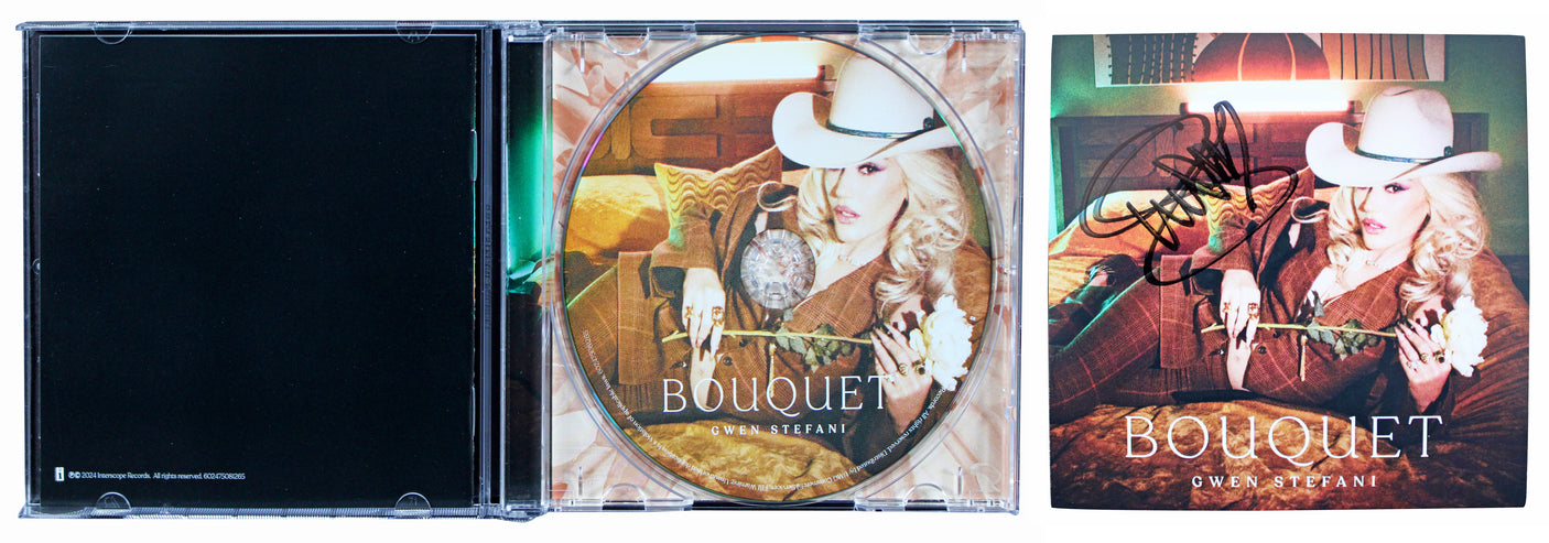 Gwen Stefani Authentic Signed Bouquet Cd Insert W/ Disk Autographed BAS