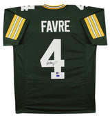 Brett Favre Authentic Signed Green Pro Style Jersey Autographed BAS Witnessed