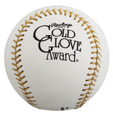 Tigers Lou Whitaker Signed Rawlings Gold Glove Logo OML Baseball BAS #BV01147