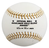 Tigers Lou Whitaker Signed Rawlings Gold Glove Logo OML Baseball BAS #BV01147