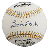 Tigers Lou Whitaker Signed Rawlings Gold Glove Logo OML Baseball BAS #BV01150