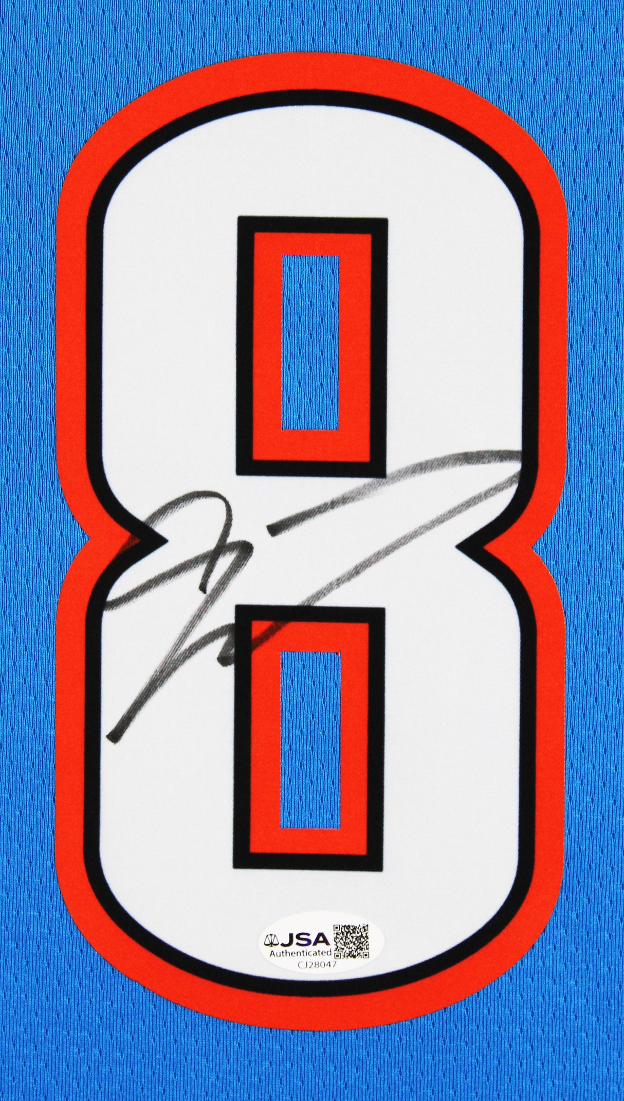 Thunder Jalen Williams Signed Blue Nike Icon Finals Edition Swingman Jersey JSA