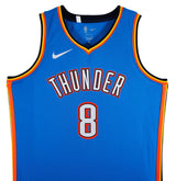 Thunder Jalen Williams Signed Blue Nike Icon Finals Edition Swingman Jersey JSA