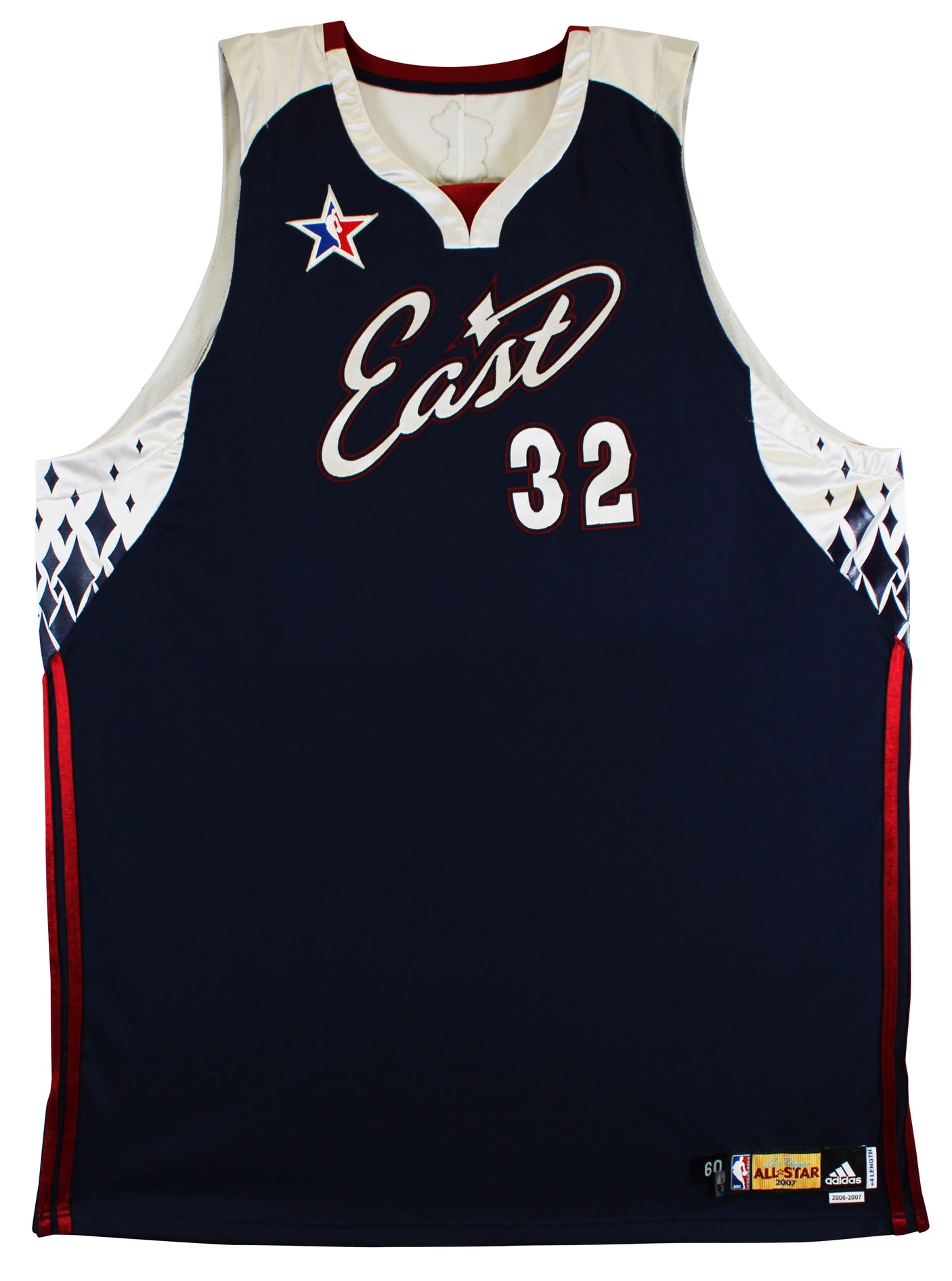 Shaquille O'Neal Signed Team Issued Navy 2007 NBA ASG Adidas Jersey BAS & SIA