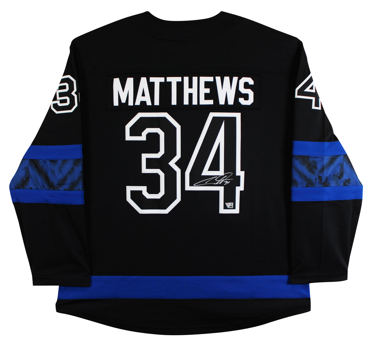 Maple Leafs Auston Matthews Authentic Signed Black Fanatics Jersey Fanatics