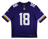 Vikings Justin Jefferson Authentic Signed Purple Nike Limited Jersey BAS Wit 2