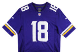 Vikings Justin Jefferson Authentic Signed Purple Nike Limited Jersey BAS Wit 2