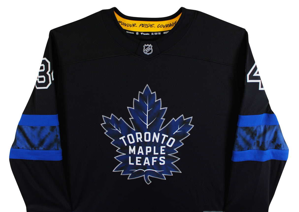 Maple Leafs Auston Matthews Authentic Signed Black Fanatics Jersey Fanatics