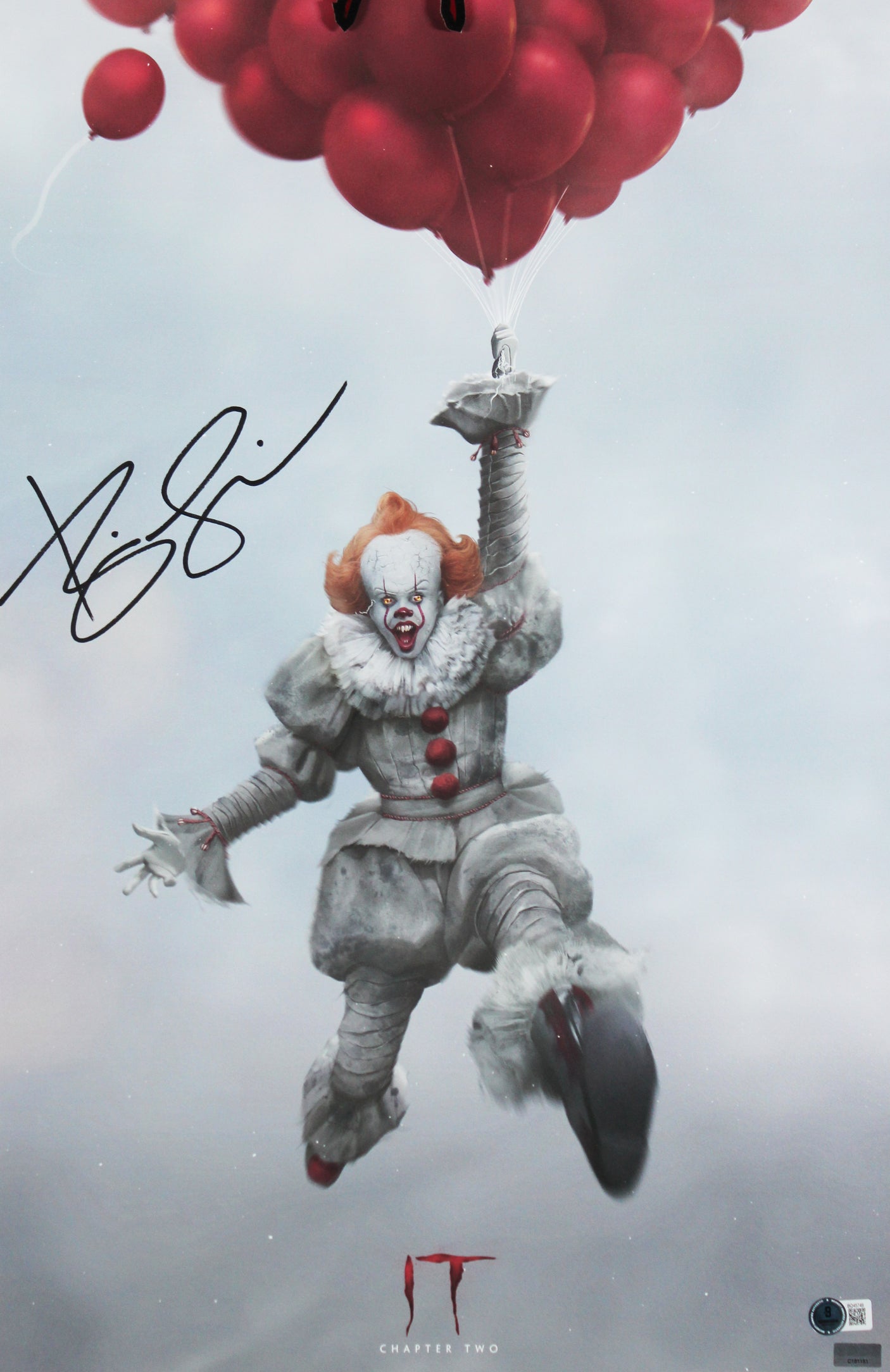 Bill Skarsgard It Authentic Signed Framed 16x24 Photo Autographed BAS #BQ45749