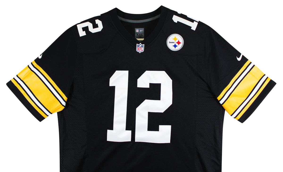 Steelers Terry Bradshaw Authentic Signed Black Nike Limited Jersey BAS Witnessed