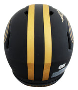 49ers Mike Evans Signed Eclipse Full Size Speed Proline Helmet BAS Witnessed