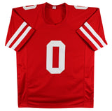 Renardo Green Authentic Signed Red Pro Style Jersey Autographed JSA Witness