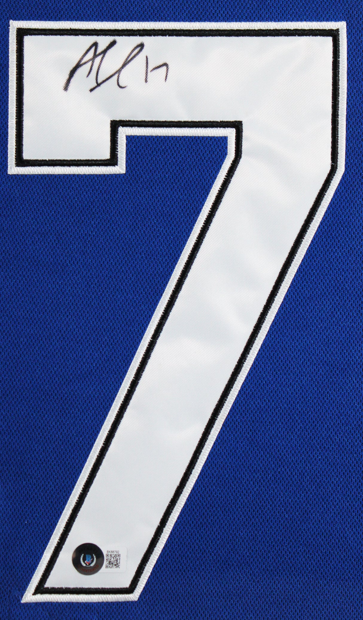 Lightning Alex Killorn Authentic Signed Blue Adidas Framed Jersey BAS #BK88792