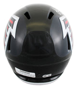 Falcons Julio Jones Signed 2003-19 TB Full Size Speed Rep Helmet W/ Case BAS Wit