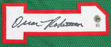 Oscar Robertson Authentic Signed Green Pro Style Jersey BAS Witnessed