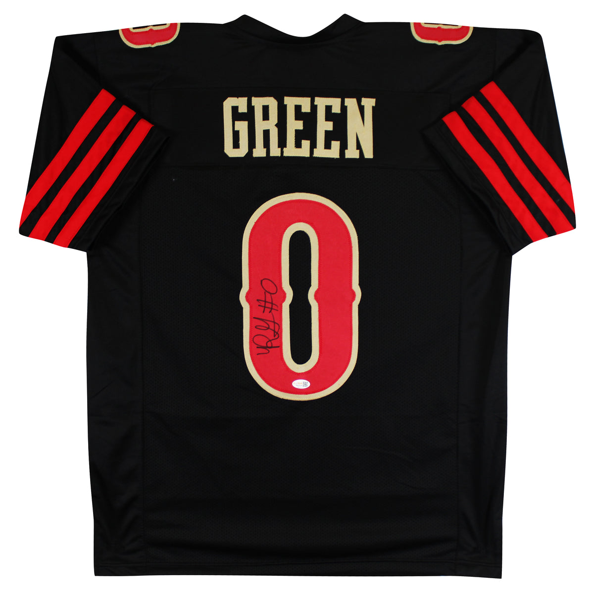 Renardo Green Signed 2025 Rivalries Black Pro Style Jersey JSA Witnessed