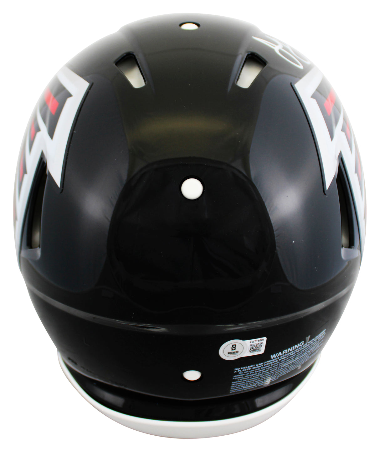 Falcons Julio Jones Signed 2003-19 TB Full Size Speed Proline Helmet BAS Witness