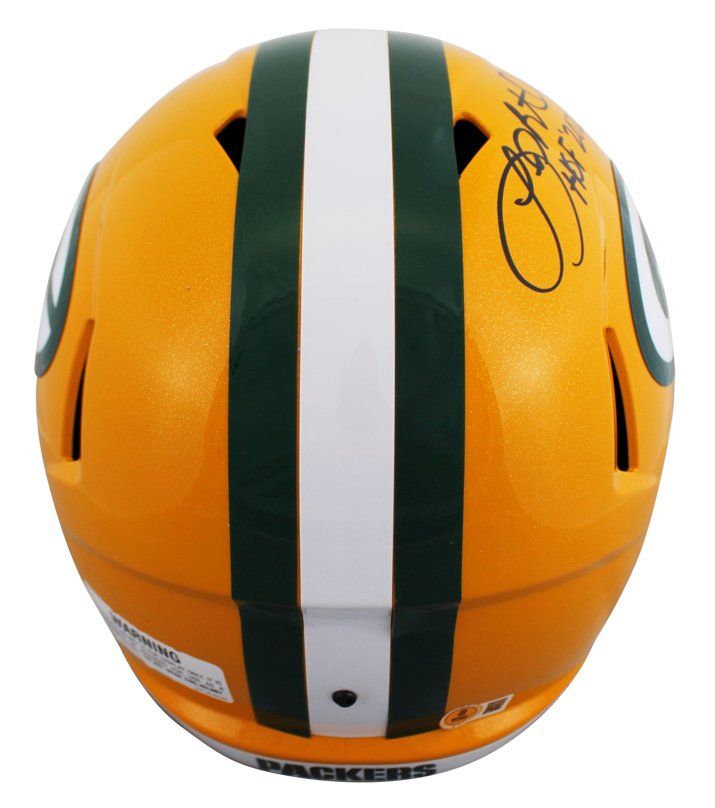 Packers LeRoy Butler "HOF 2022" Signed Full Size Speed Rep Helmet BAS Witnessed