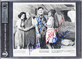 Flintstones (4) Goodman, Perkins, Moranis & O'Donnell Signed 8x10 Photo BAS Slab
