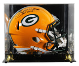 Packers LeRoy Butler "HOF 2022" Signed Full Size Speed Rep Helmet w/ Case BAS W