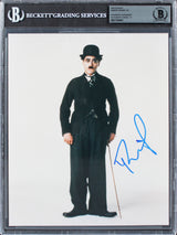 Robert Downey Jr. Chaplin Authentic Signed 8x10 Photo Auto Graded 10 BAS Slabbed
