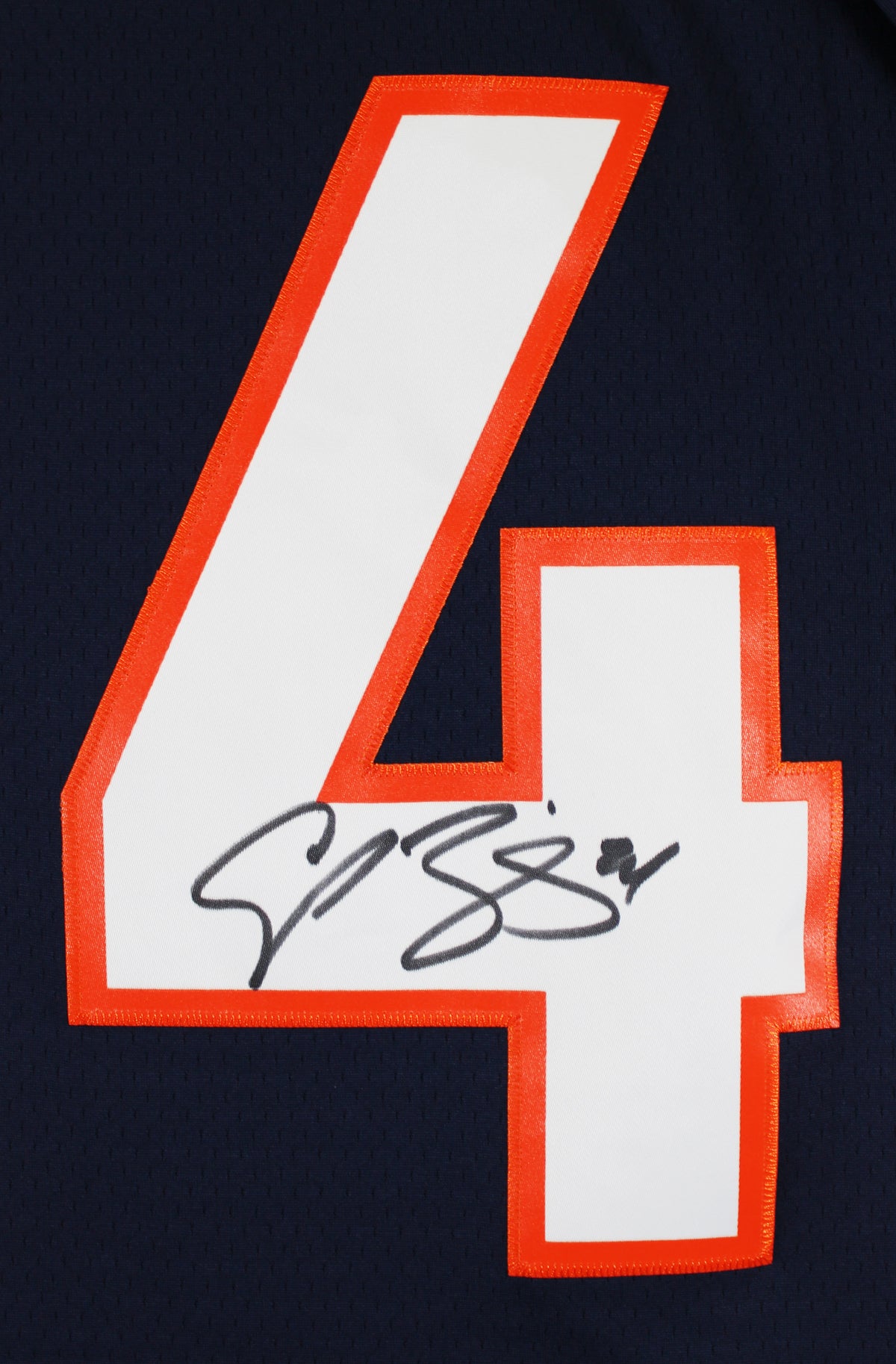 Broncos Champ Bailey Authentic Signed Navy Mitchell & Ness Jersey BAS Witnessed