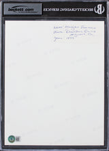 Morgan Freeman Amistad Authentic Signed 8x10 Photo Auto Graded 10! BAS Slabbed