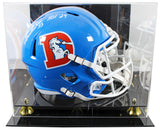 Broncos Randy Gradishar "HOF" Signed 1975-96 TB F/S Speed Rep Helmet W/ Case BAS