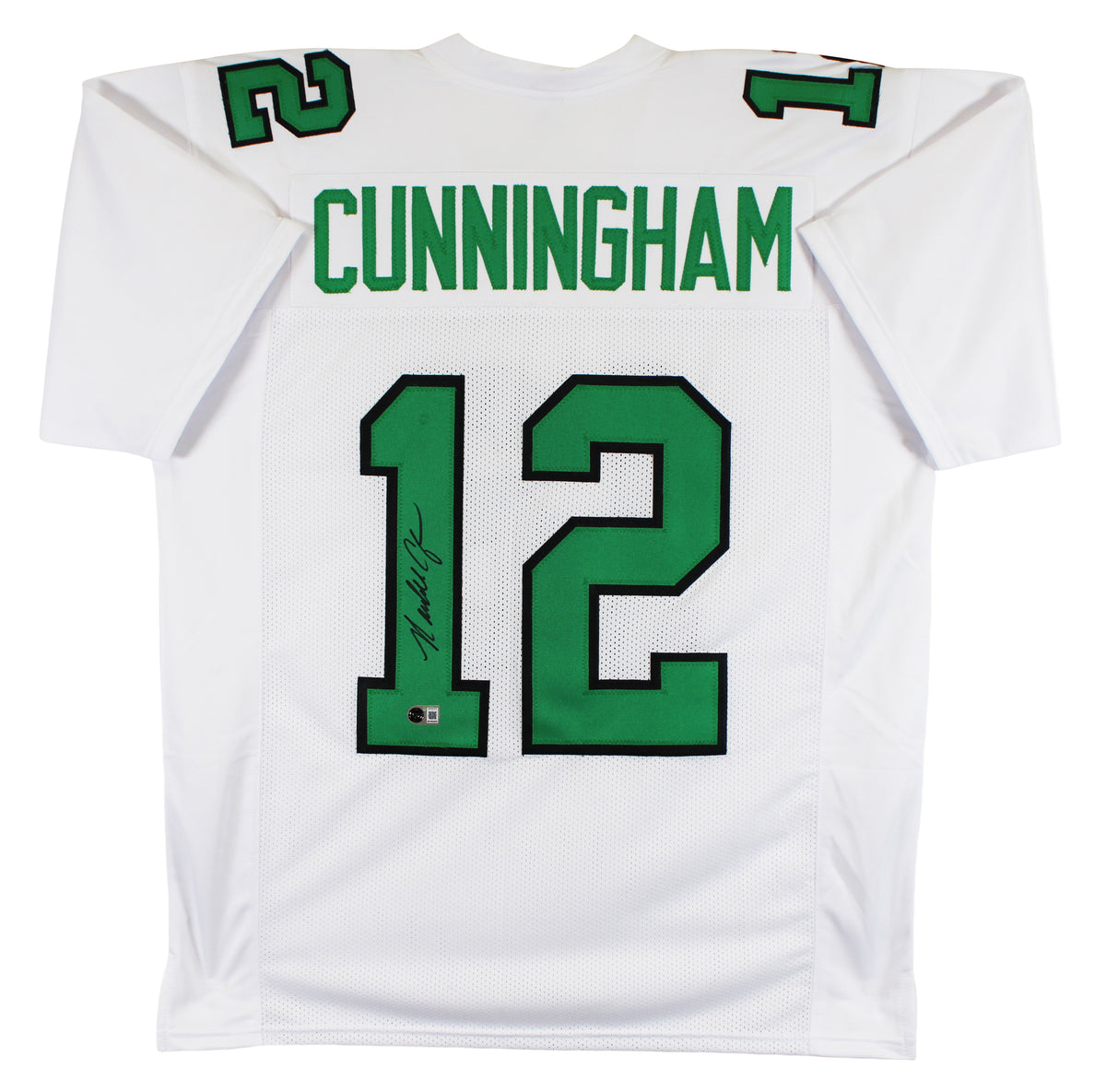Randall Cunningham Authentic Signed White Pro Style Jersey BAS Witnessed