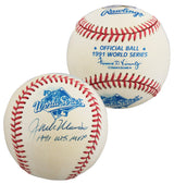 Twins Jack Morris "1991 W.S. MVP" Signed 1991 WS Logo OML Baseball BAS #BV01142