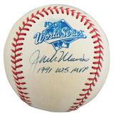 Twins Jack Morris "1991 W.S. MVP" Signed 1991 WS Logo OML Baseball BAS #BV01142