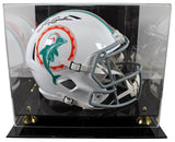 Dolphins Larry Csonka Signed 1972 TB Full Size Speed Rep Helmet W/ Case BAS W